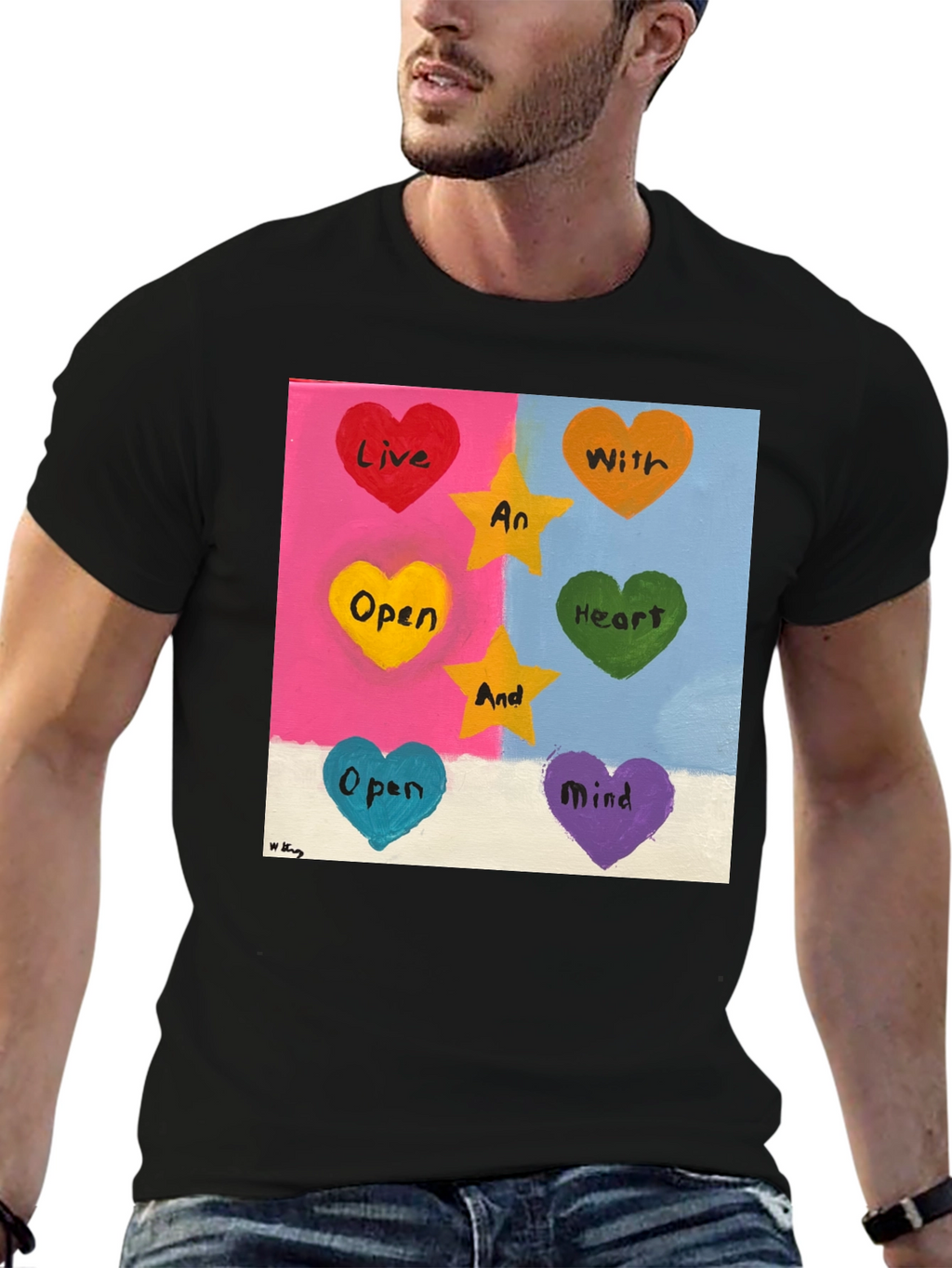 Live with Heart Open Mind T-Shirt