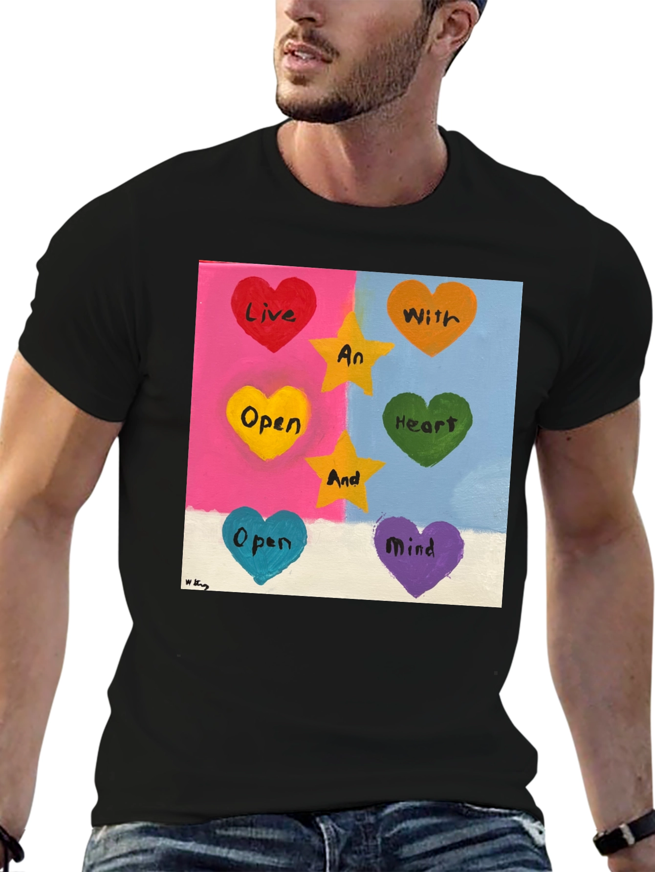 Live with Heart Open Mind T-Shirt