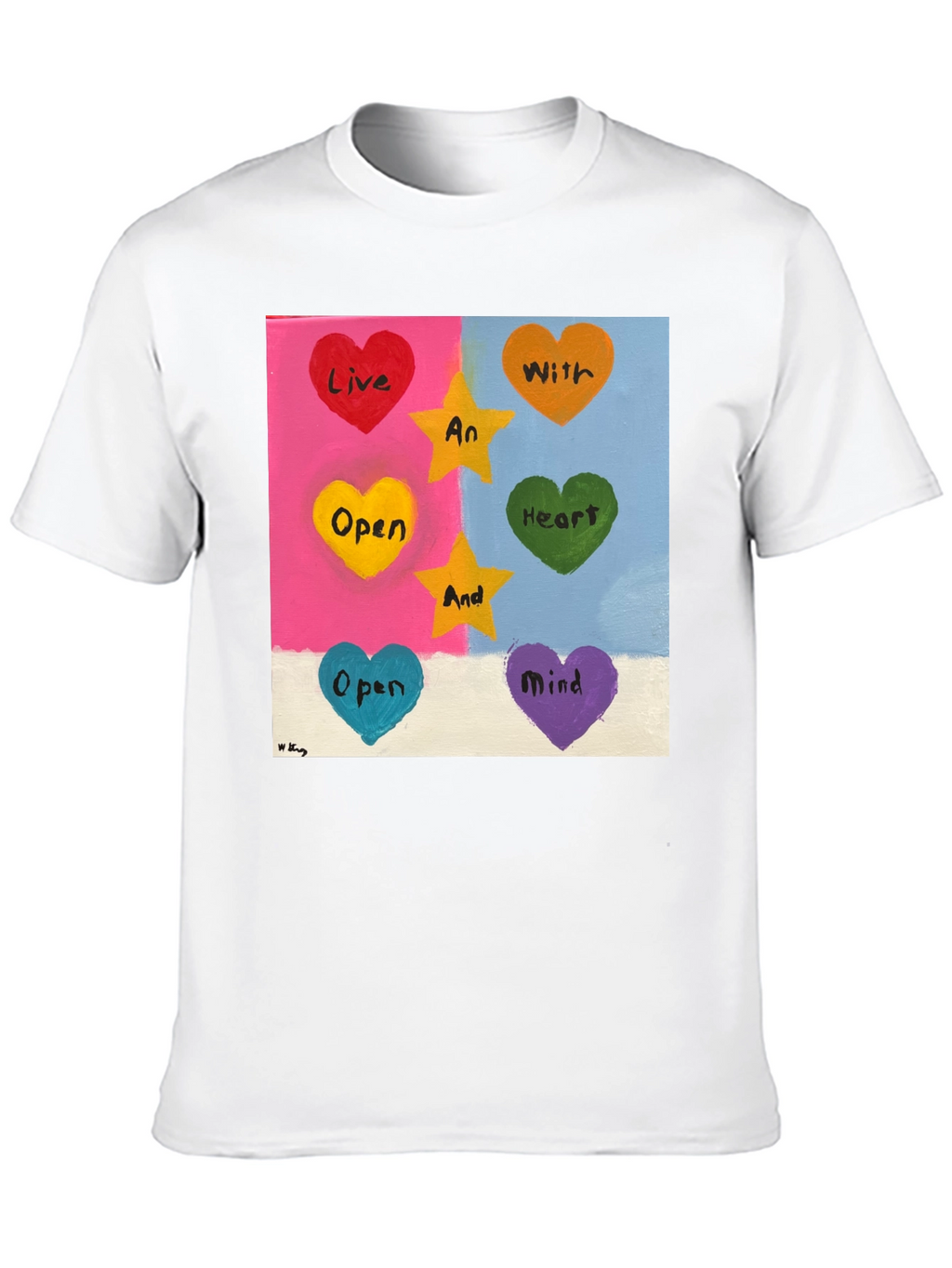 Live with Heart Open Mind T-Shirt