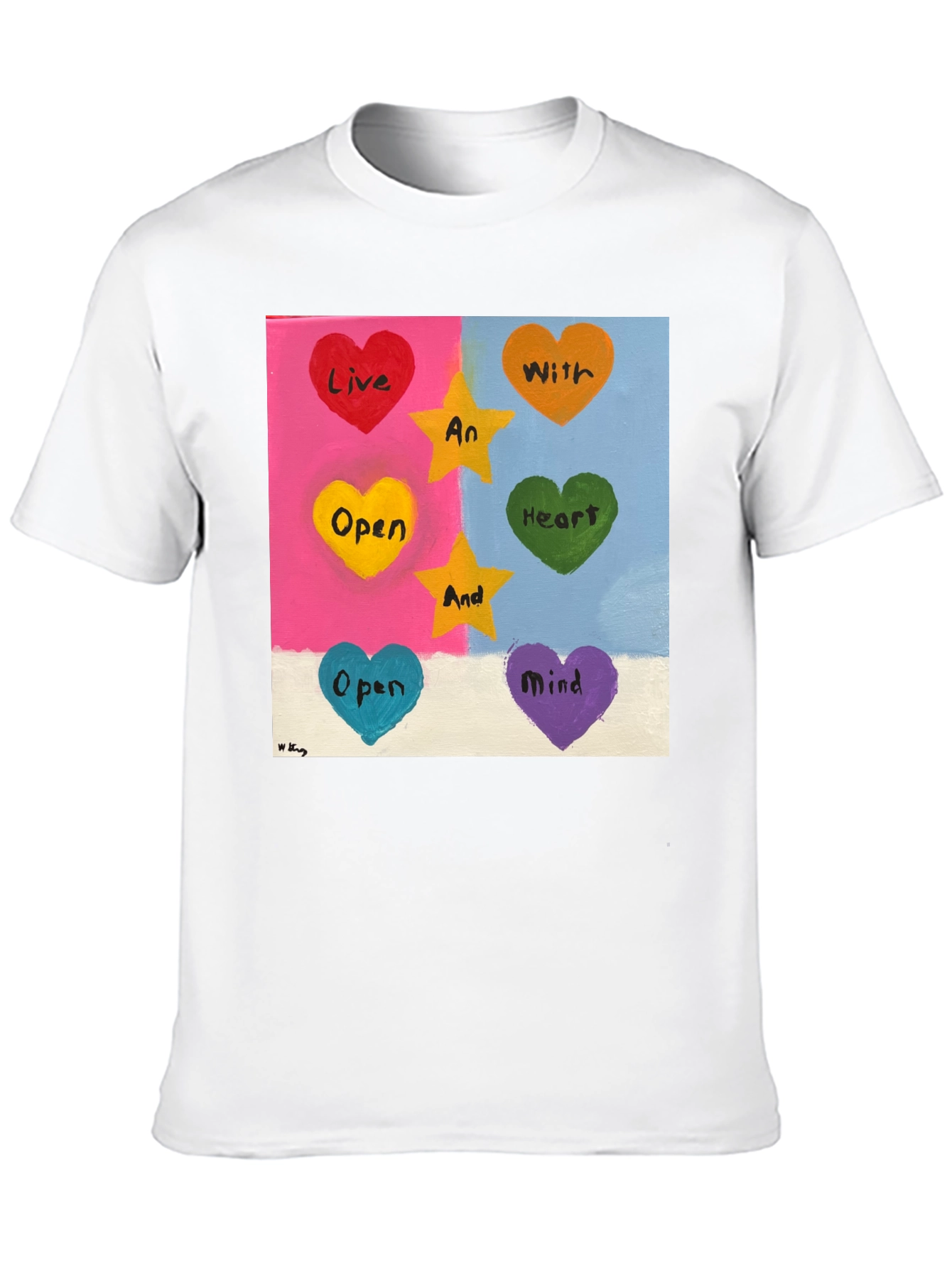 Live with Heart Open Mind T-Shirt
