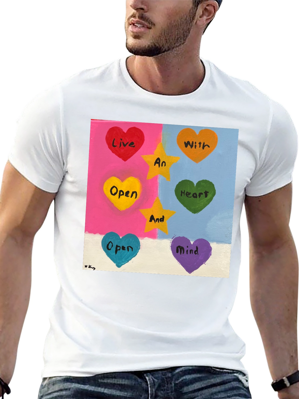Live with Heart Open Mind T-Shirt