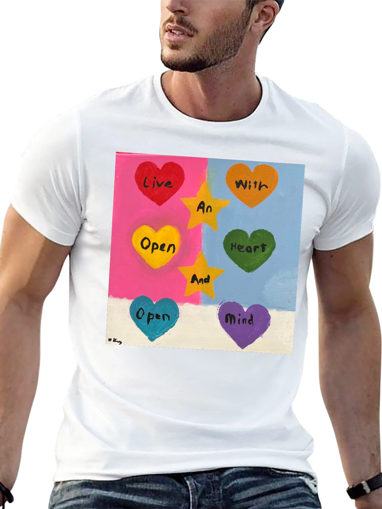 Live with Heart Open Mind T-Shirt