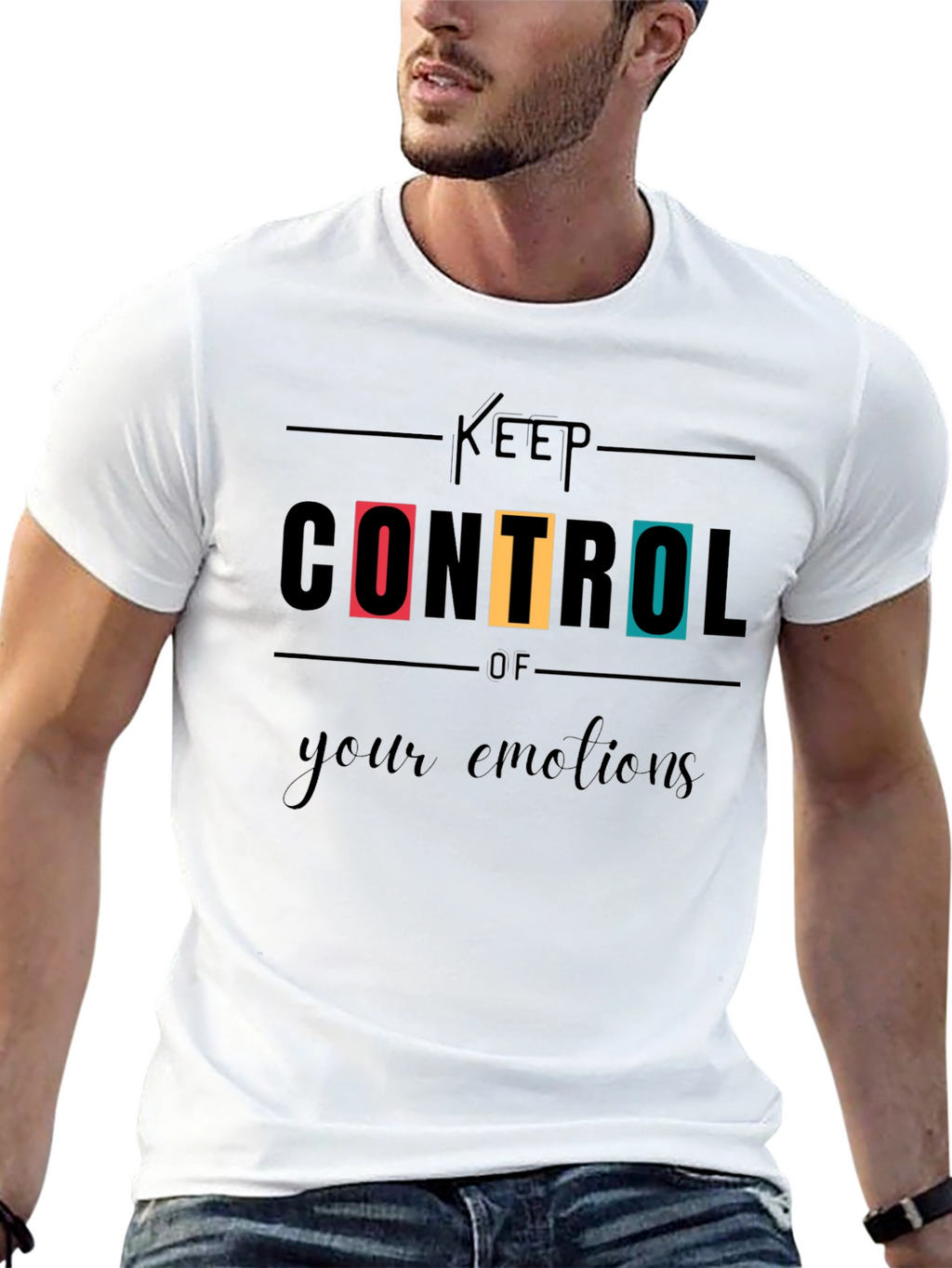 Keep Control T-Shirt - Trendy Graphic Tee