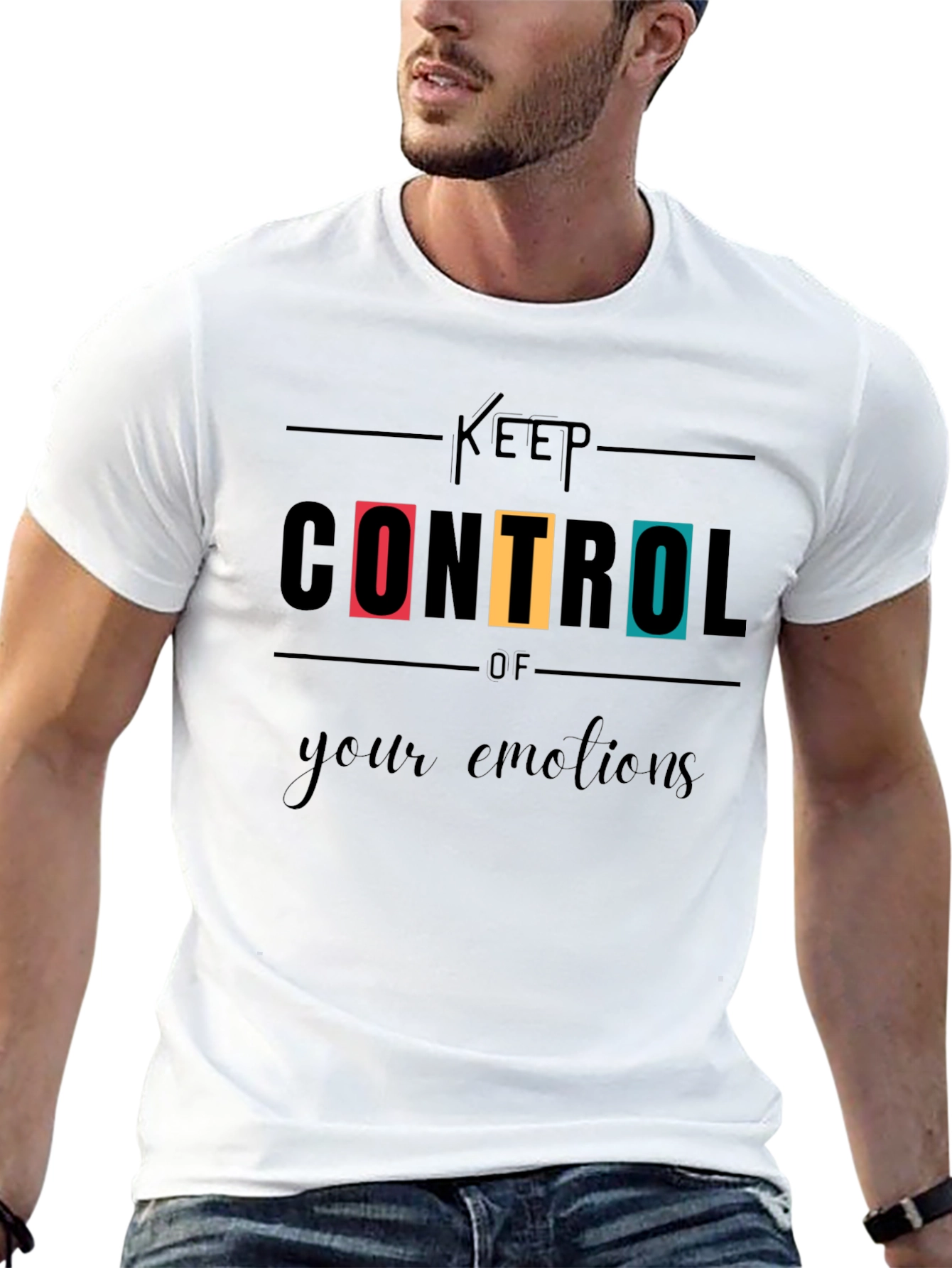 Keep Control T-Shirt - Trendy Graphic Tee