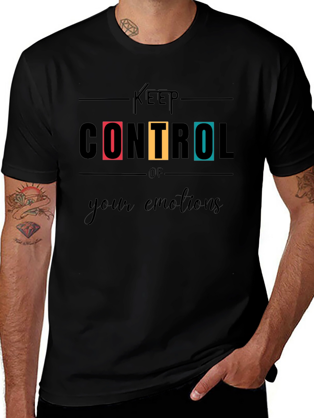 Keep Control T-Shirt - Trendy Graphic Tee