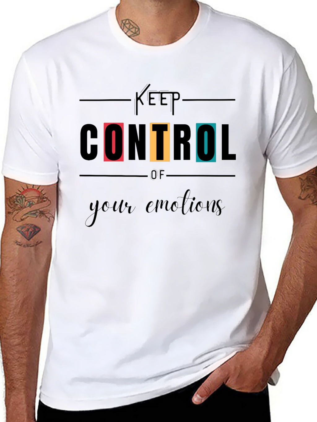 Keep Control T-Shirt - Trendy Graphic Tee