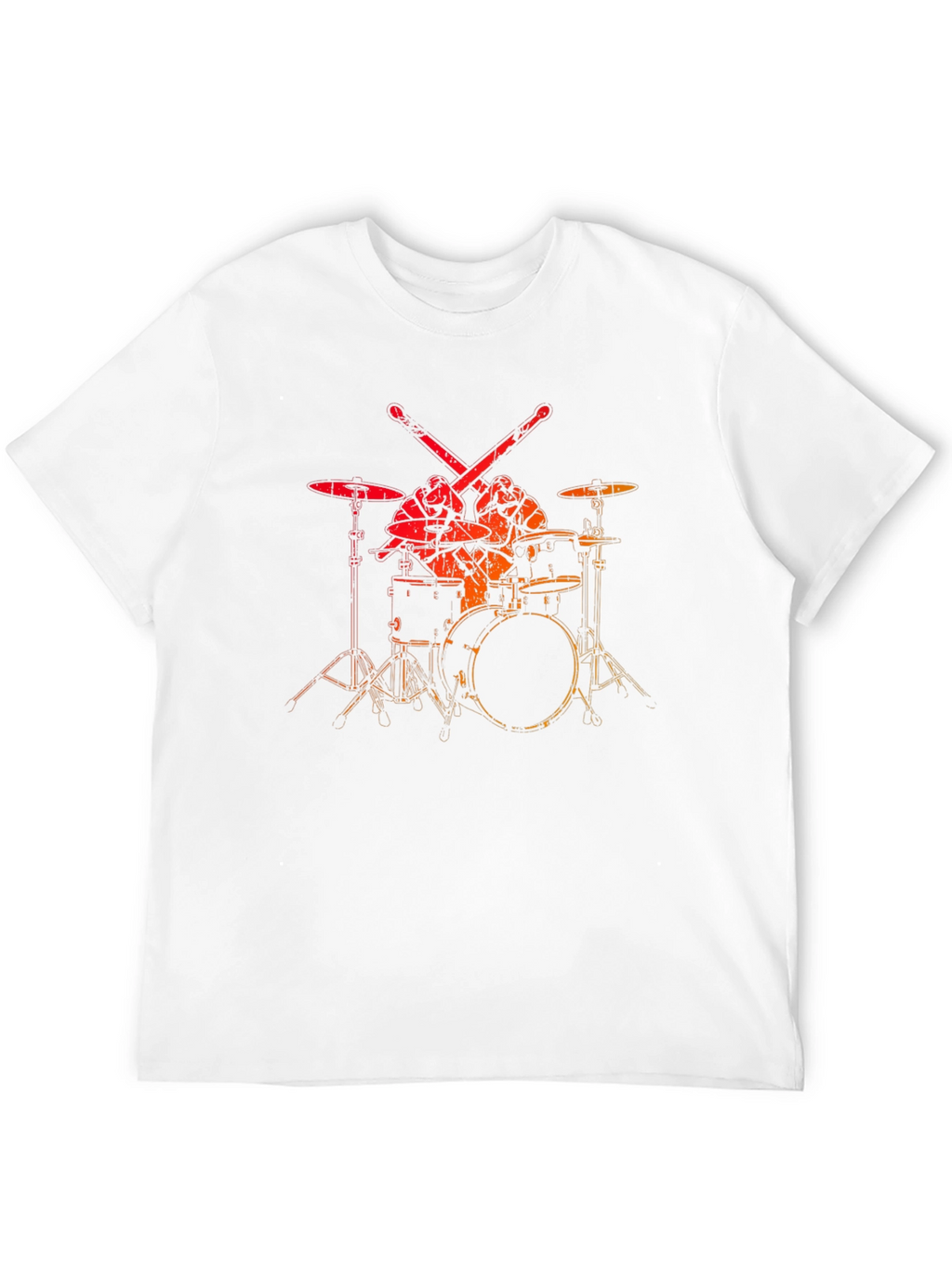 Drum Set Graphic Tee - Musicians Style