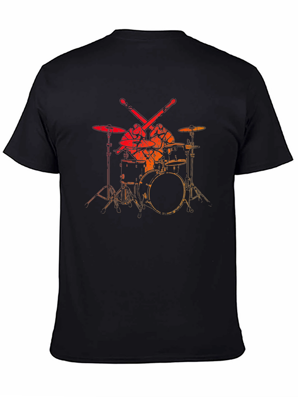 Drum Set Graphic Tee - Musicians Style