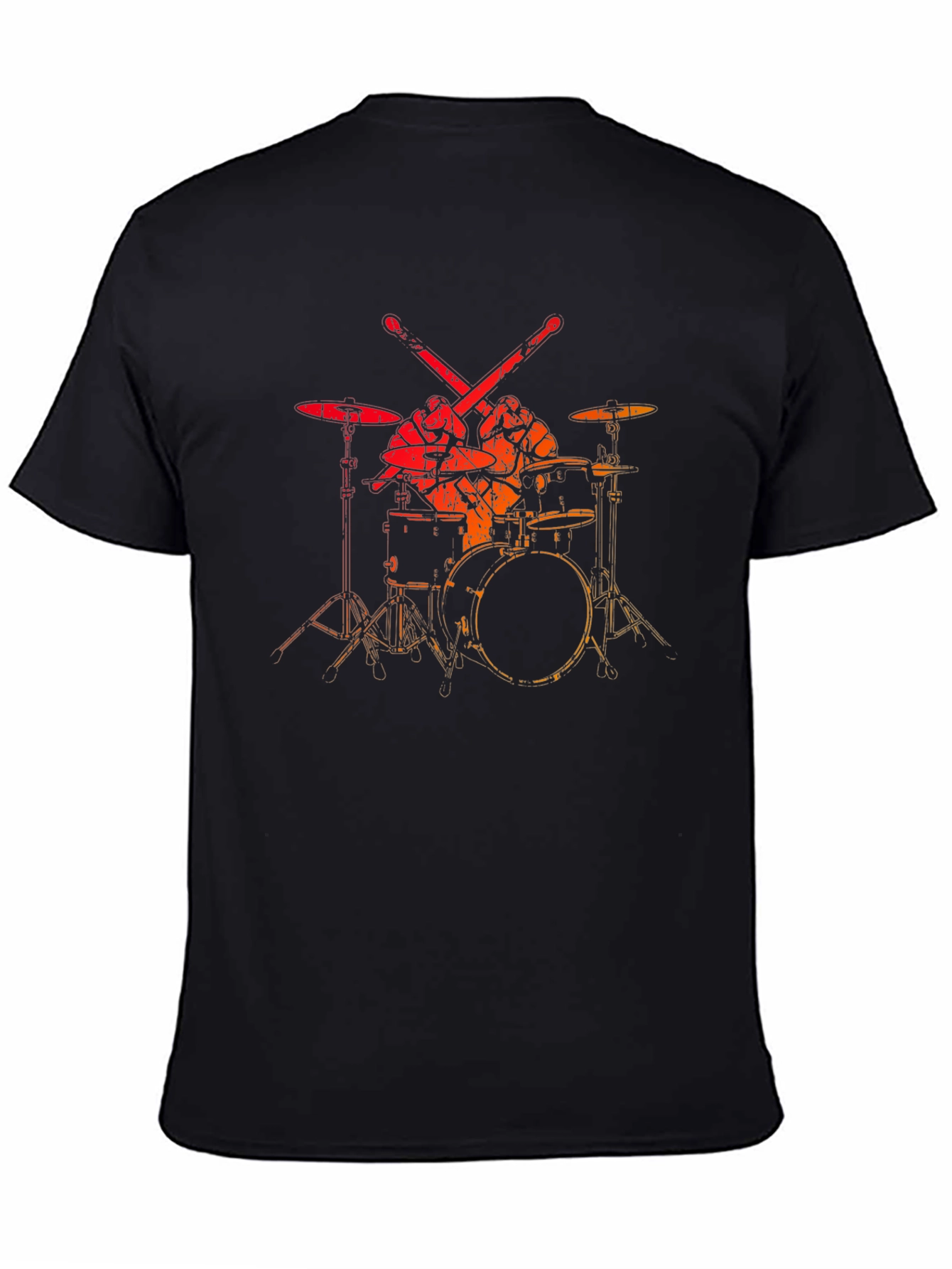 Drum Set Graphic Tee - Musicians Style
