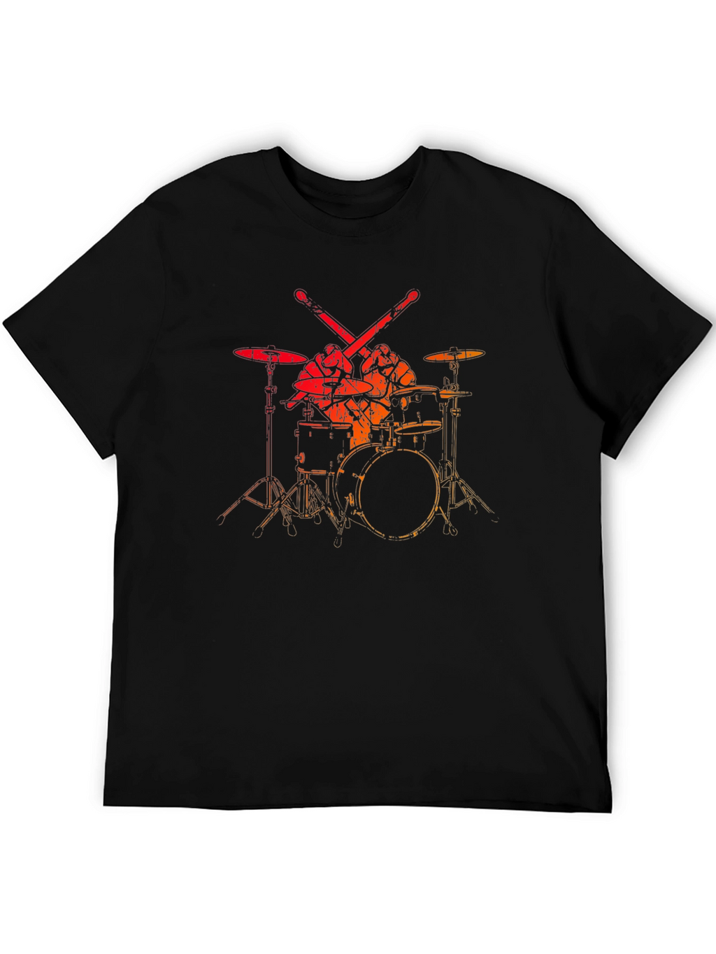 Drum Set Graphic Tee - Musicians Style