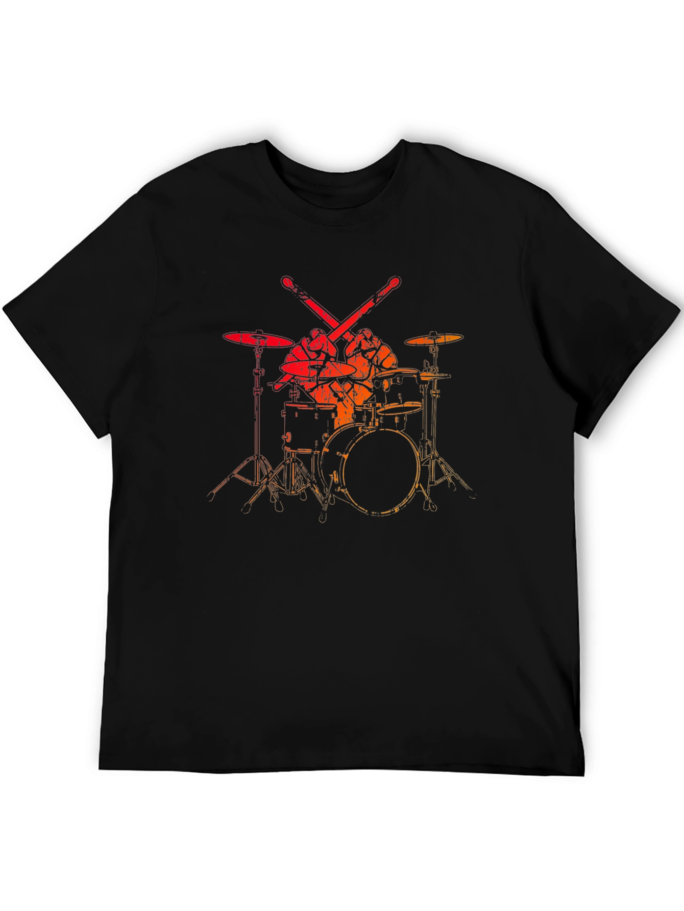 Drum Set Graphic Tee - Musicians Style