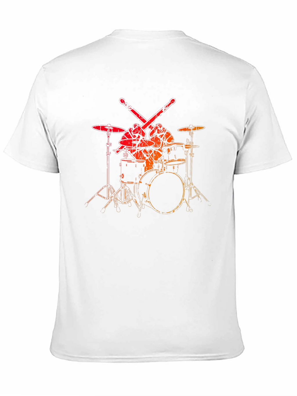 Drum Set Graphic Tee - Musicians Style