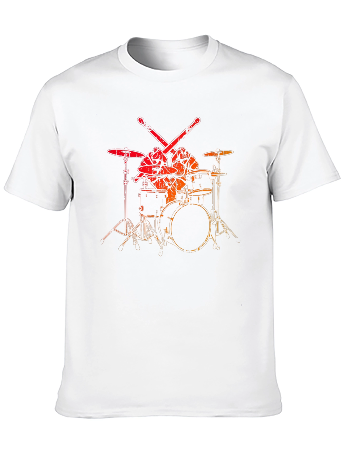 Drum Set Graphic Tee - Musicians Style