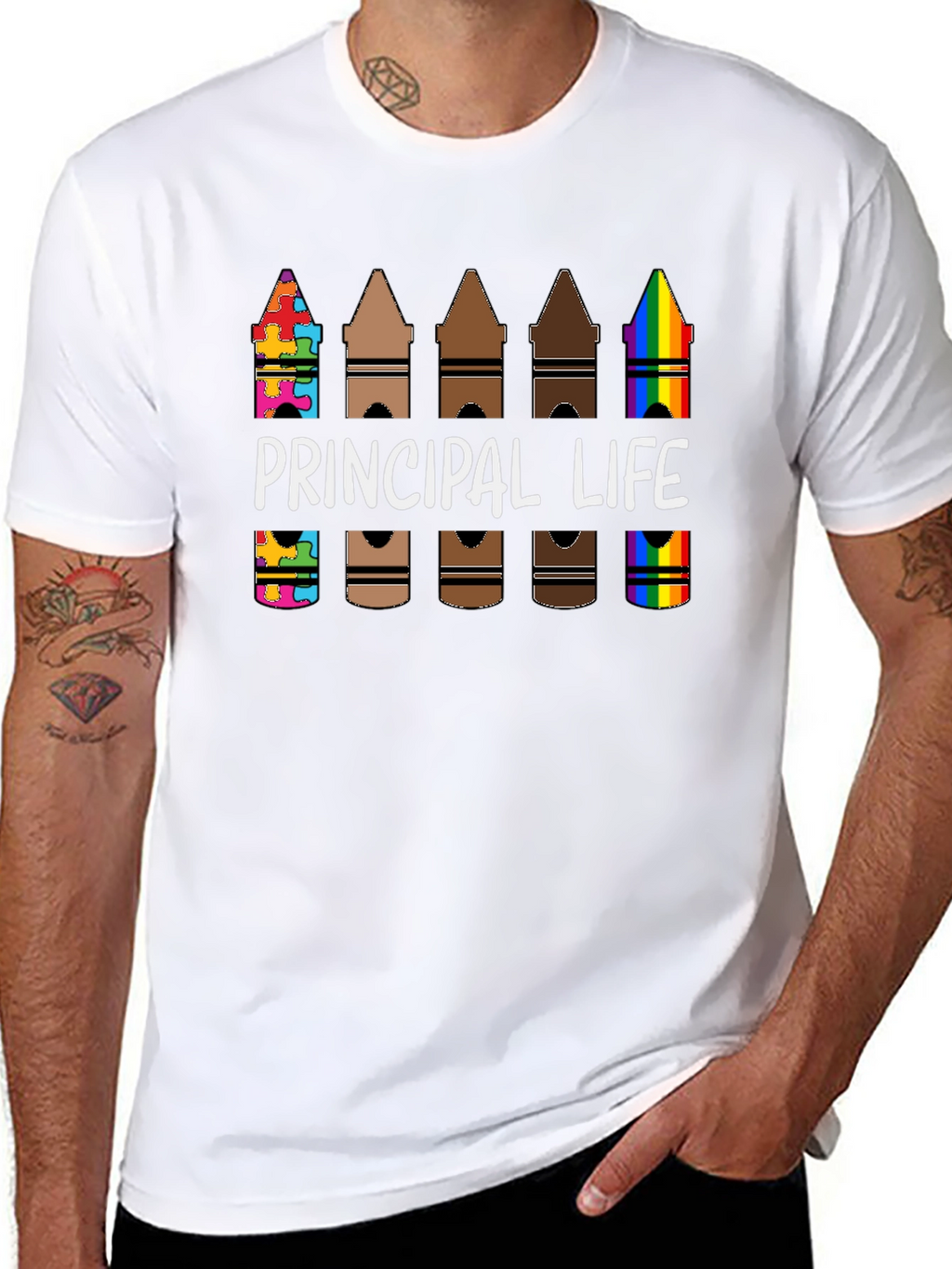 Principal Life Crayon T-Shirt
