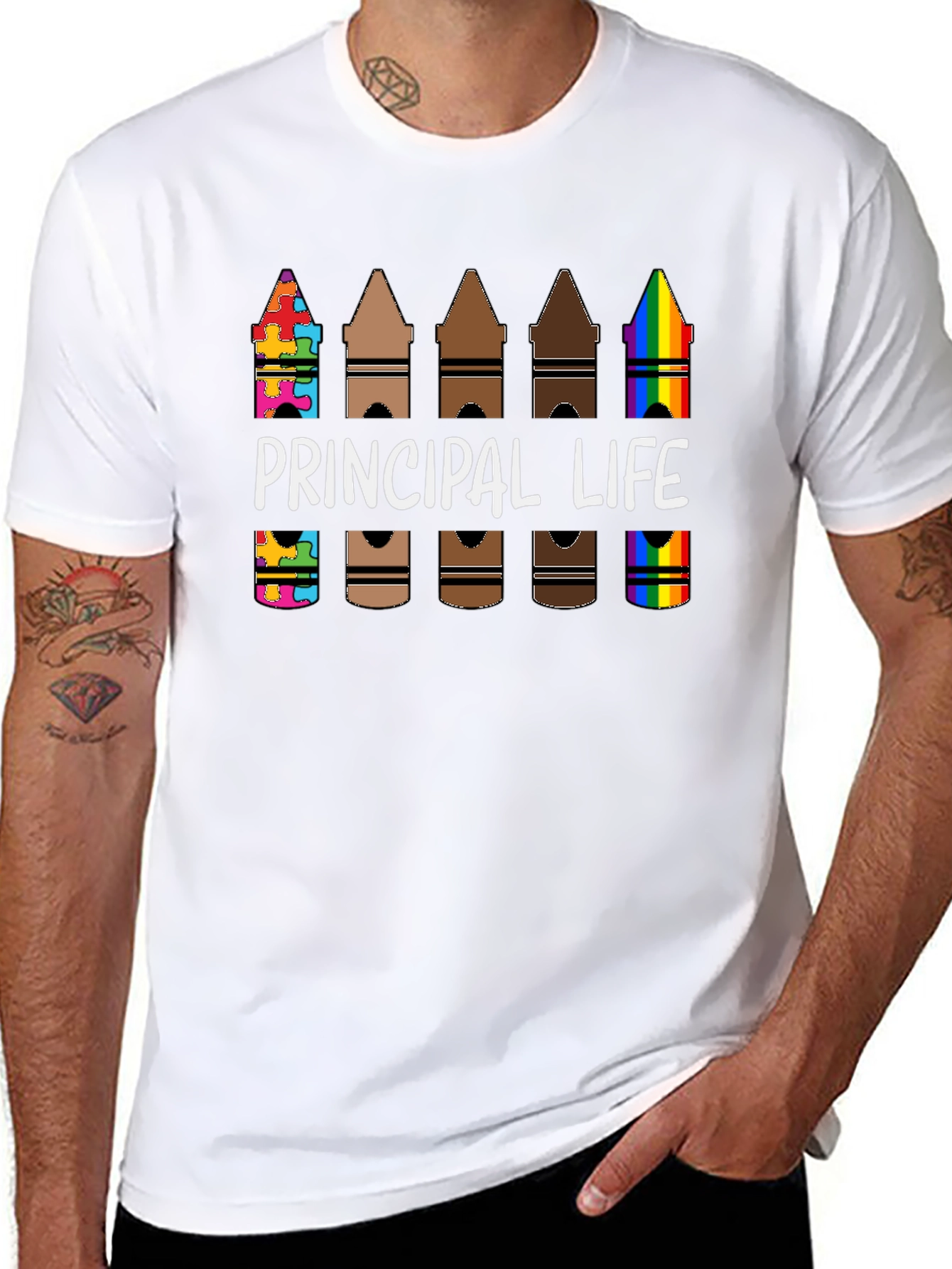Principal Life Crayon T-Shirt