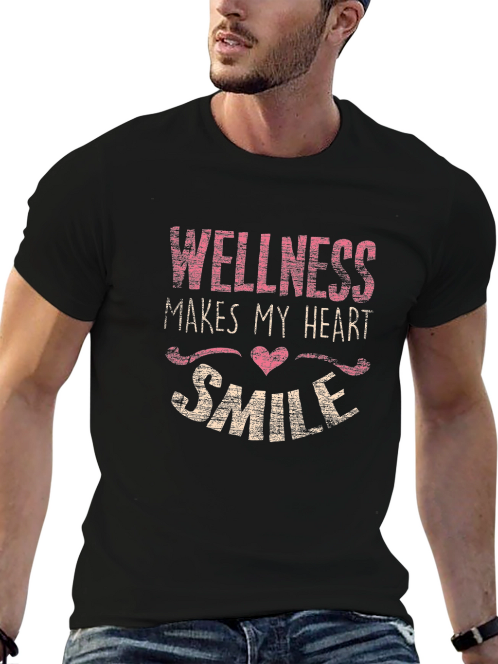 Wellness Makes My Heart Smile T-Shirt