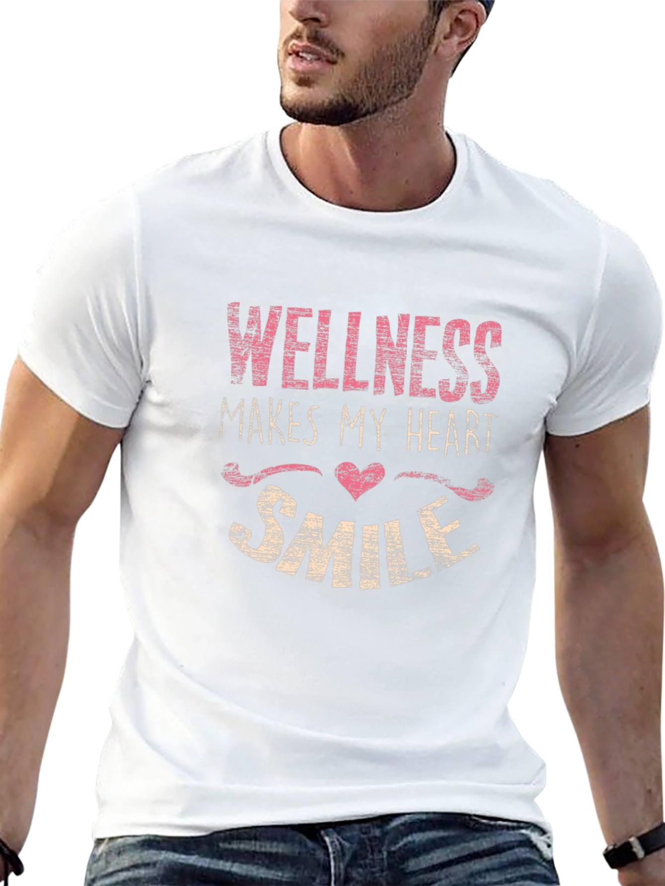 Wellness Makes My Heart Smile T-Shirt