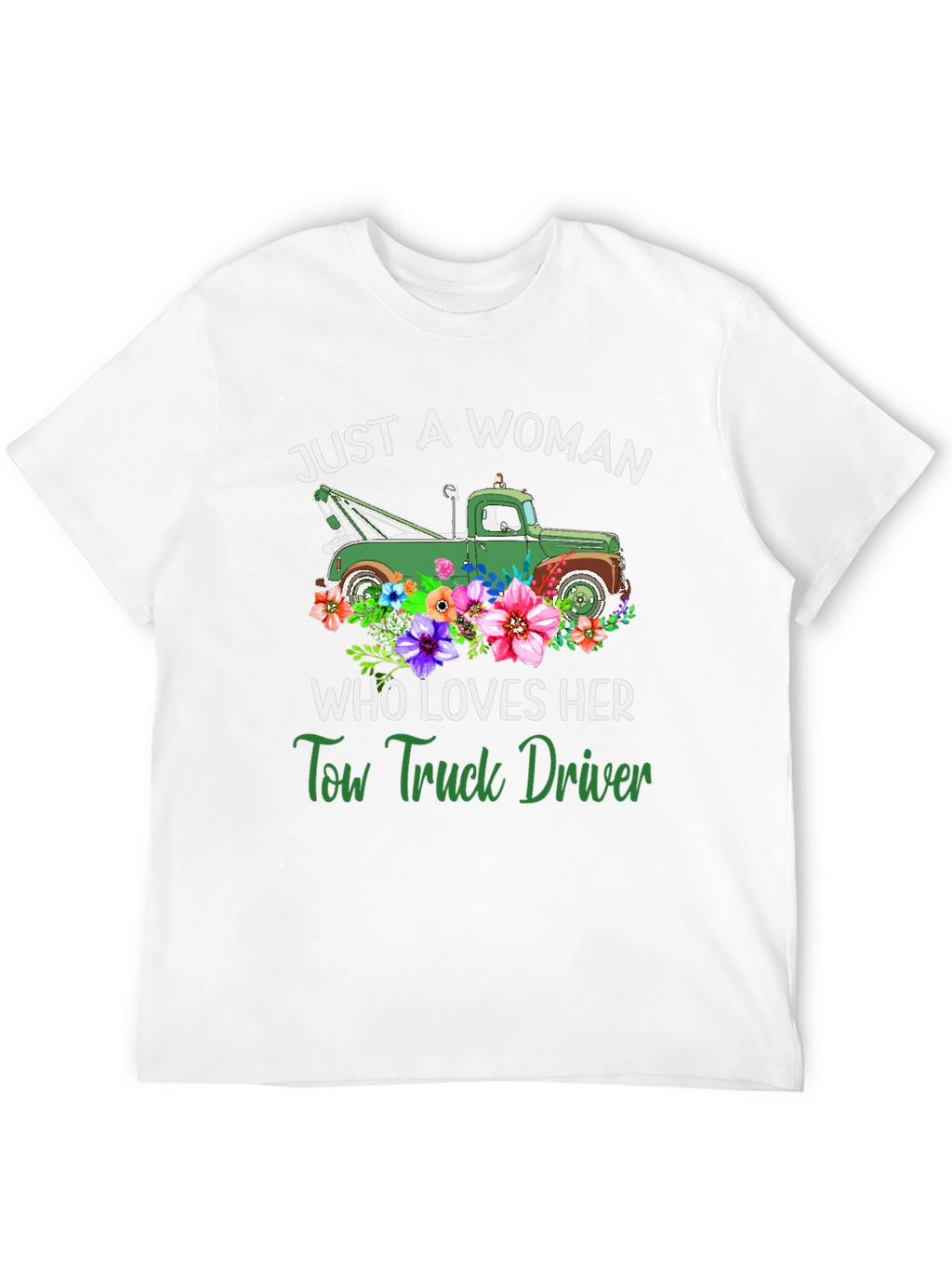 Tow Truck Driver Womans T-Shirt