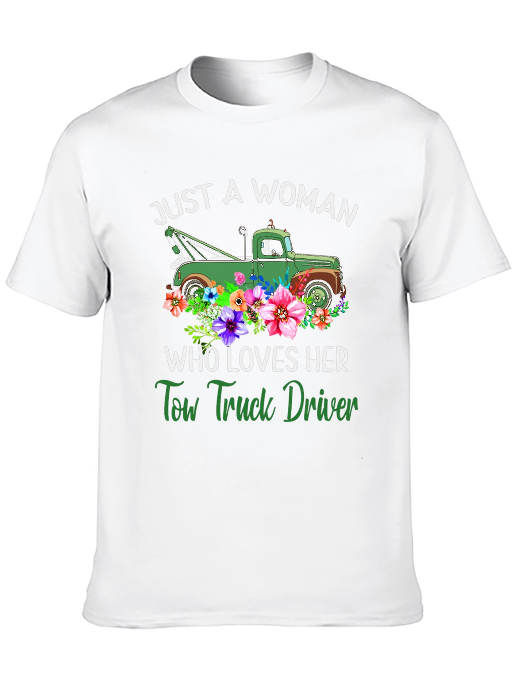 Tow Truck Driver Womans T-Shirt