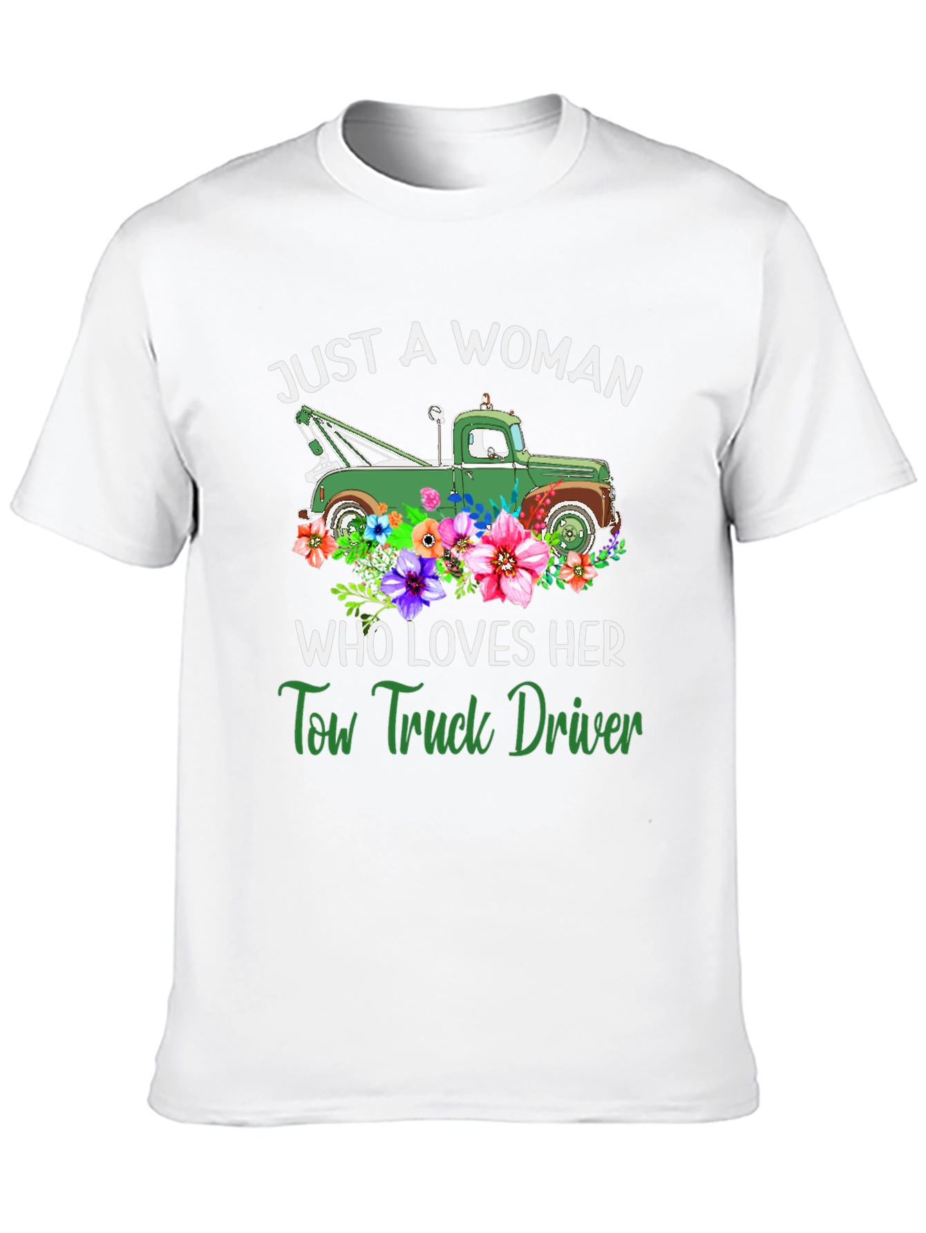 Tow Truck Driver Womans T-Shirt