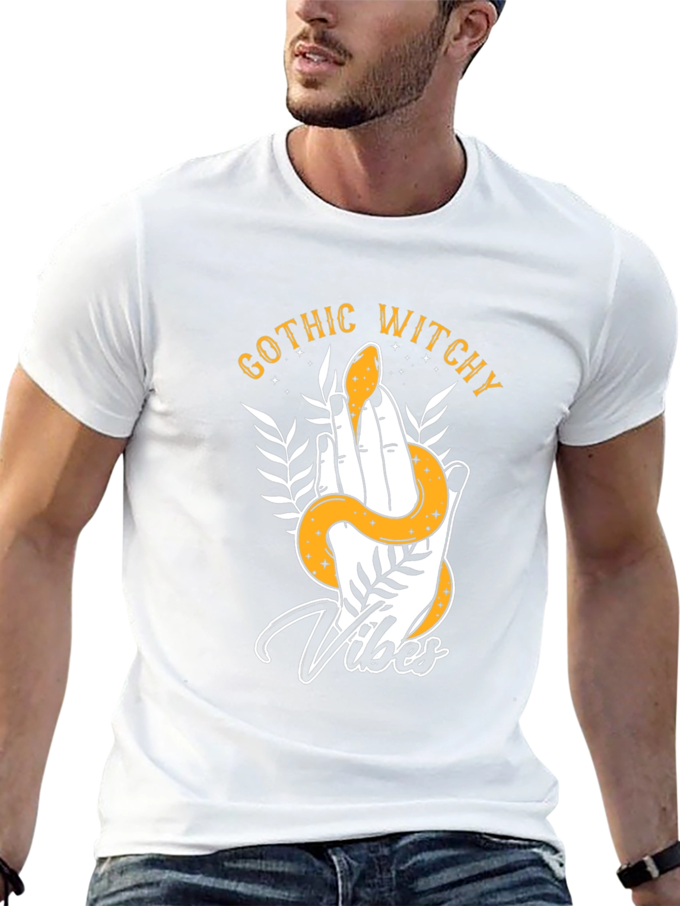 Gothic Witchy Vibes Snake Graphic Tee