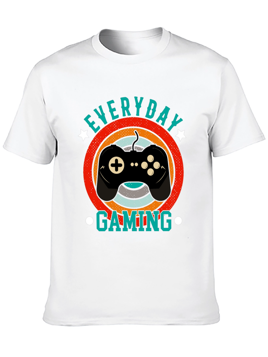 Everyday Gaming Black T-Shirt - Gamer Style