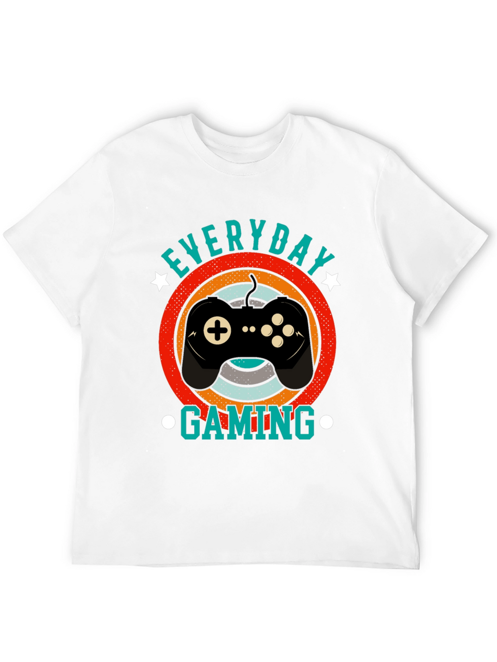 Everyday Gaming Black T-Shirt - Gamer Style