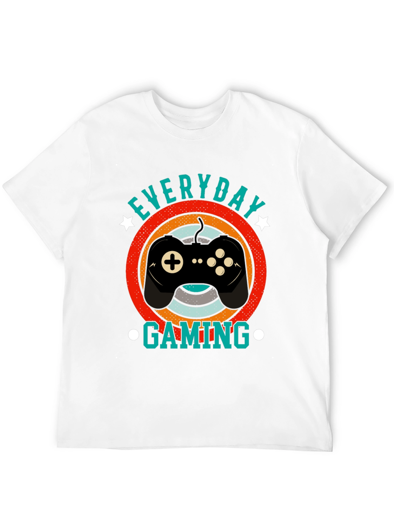 Everyday Gaming Black T-Shirt - Gamer Style