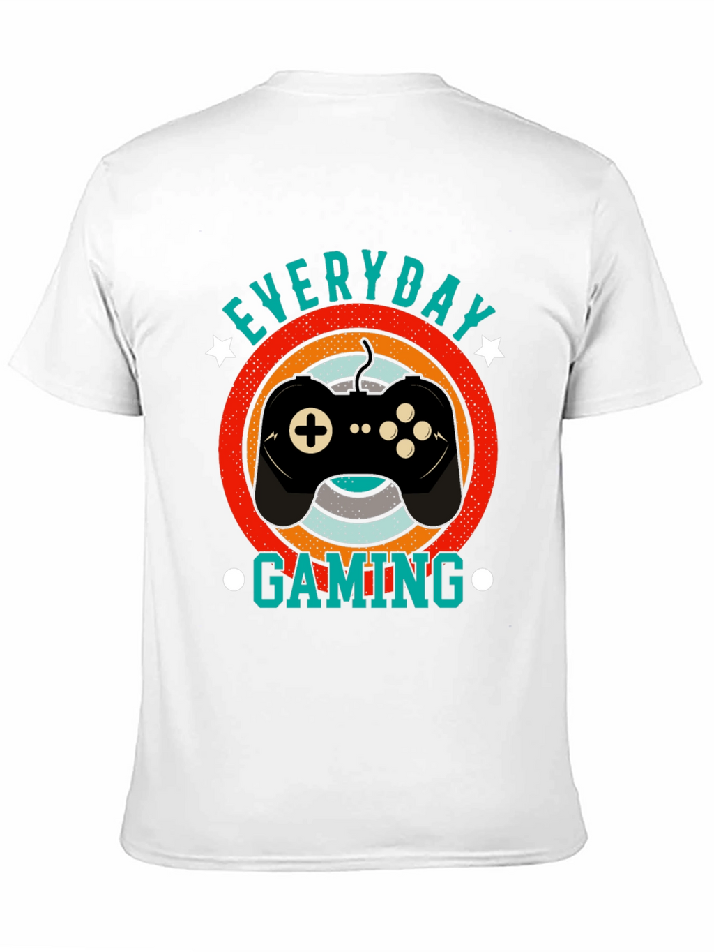 Everyday Gaming Black T-Shirt - Gamer Style