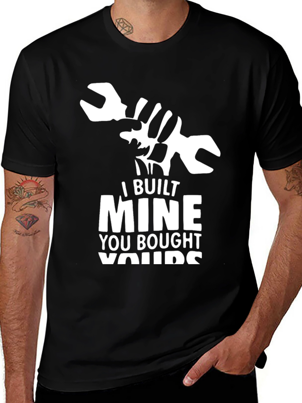 I Built Mine T-Shirt - Mechanic Gift