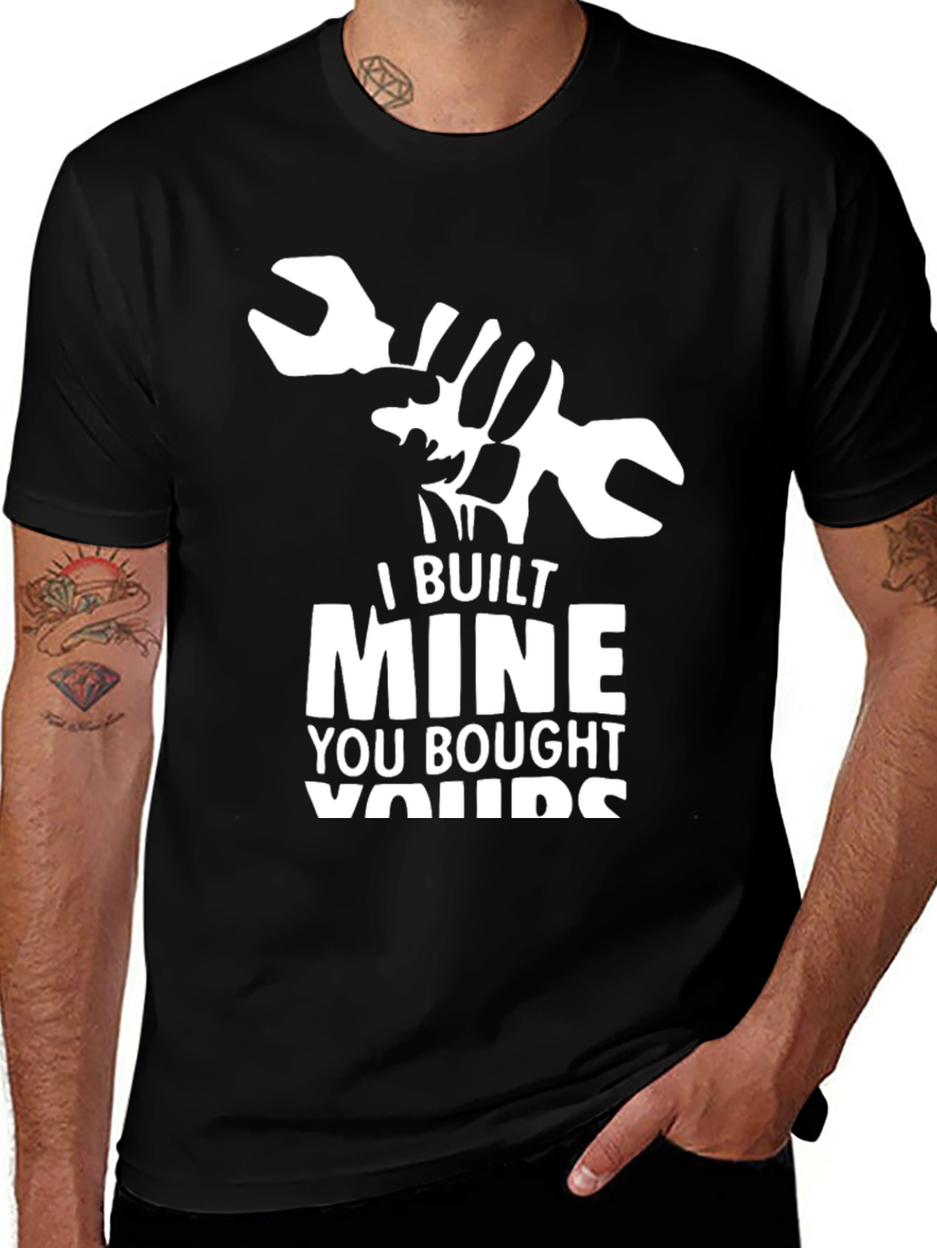 I Built Mine T-Shirt - Mechanic Gift