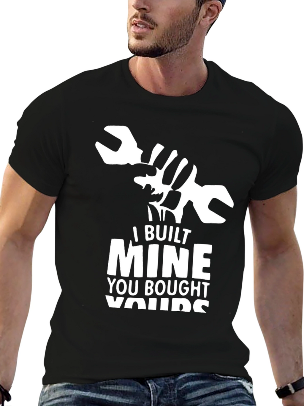 I Built Mine T-Shirt - Mechanic Gift