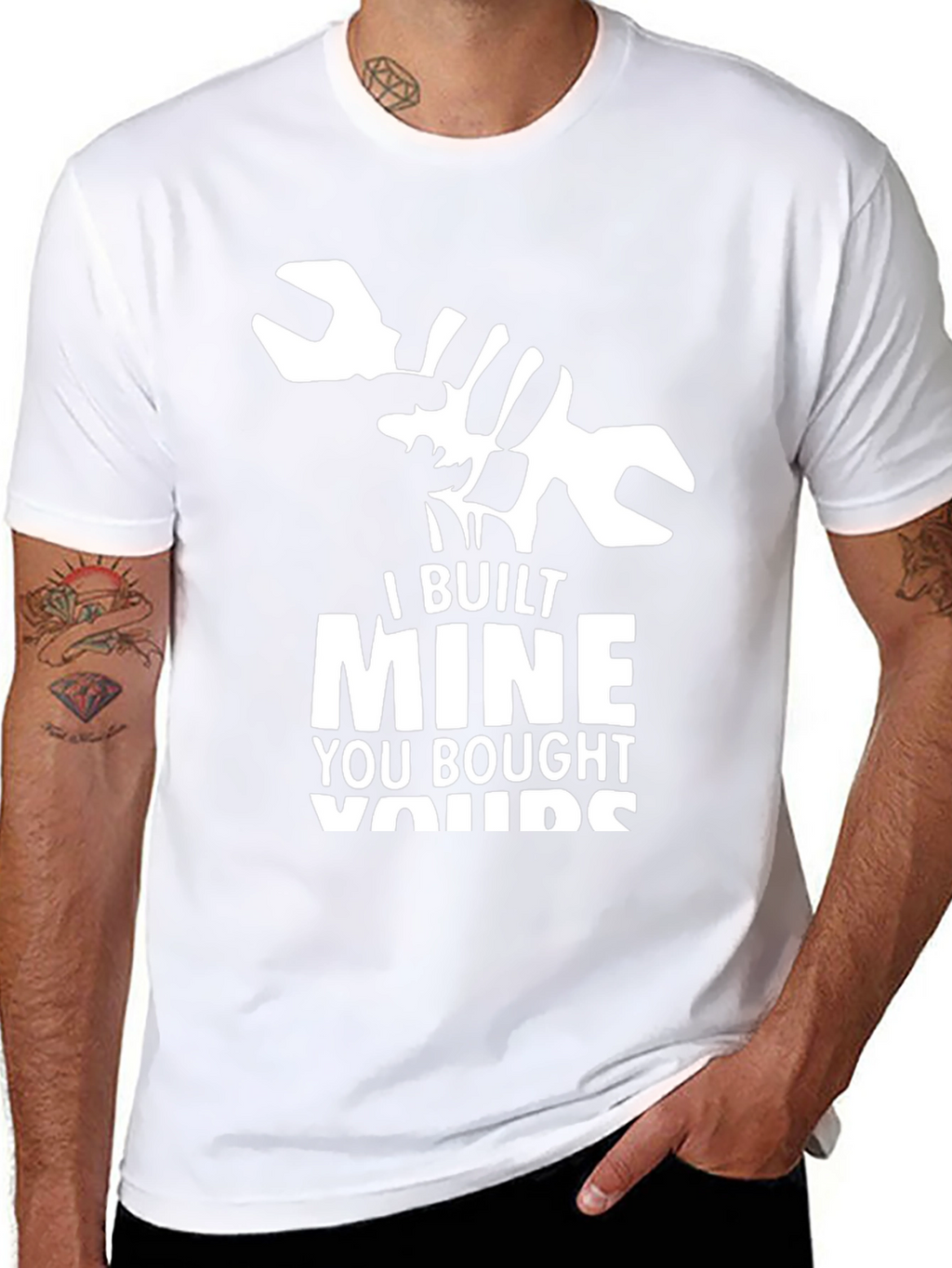 I Built Mine T-Shirt - Mechanic Gift