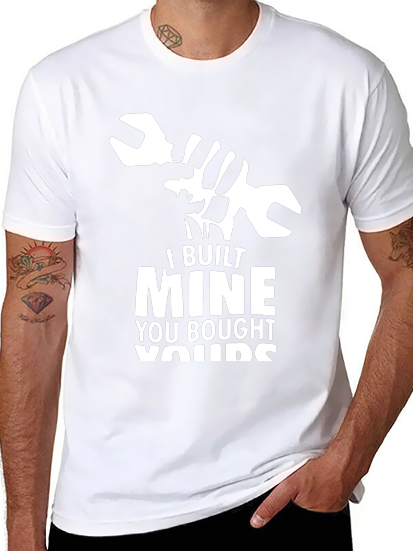 I Built Mine T-Shirt - Mechanic Gift