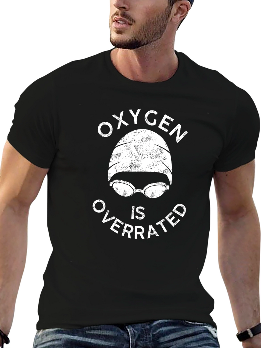 Oxygen Is Overrated Swimmer T-Shirt