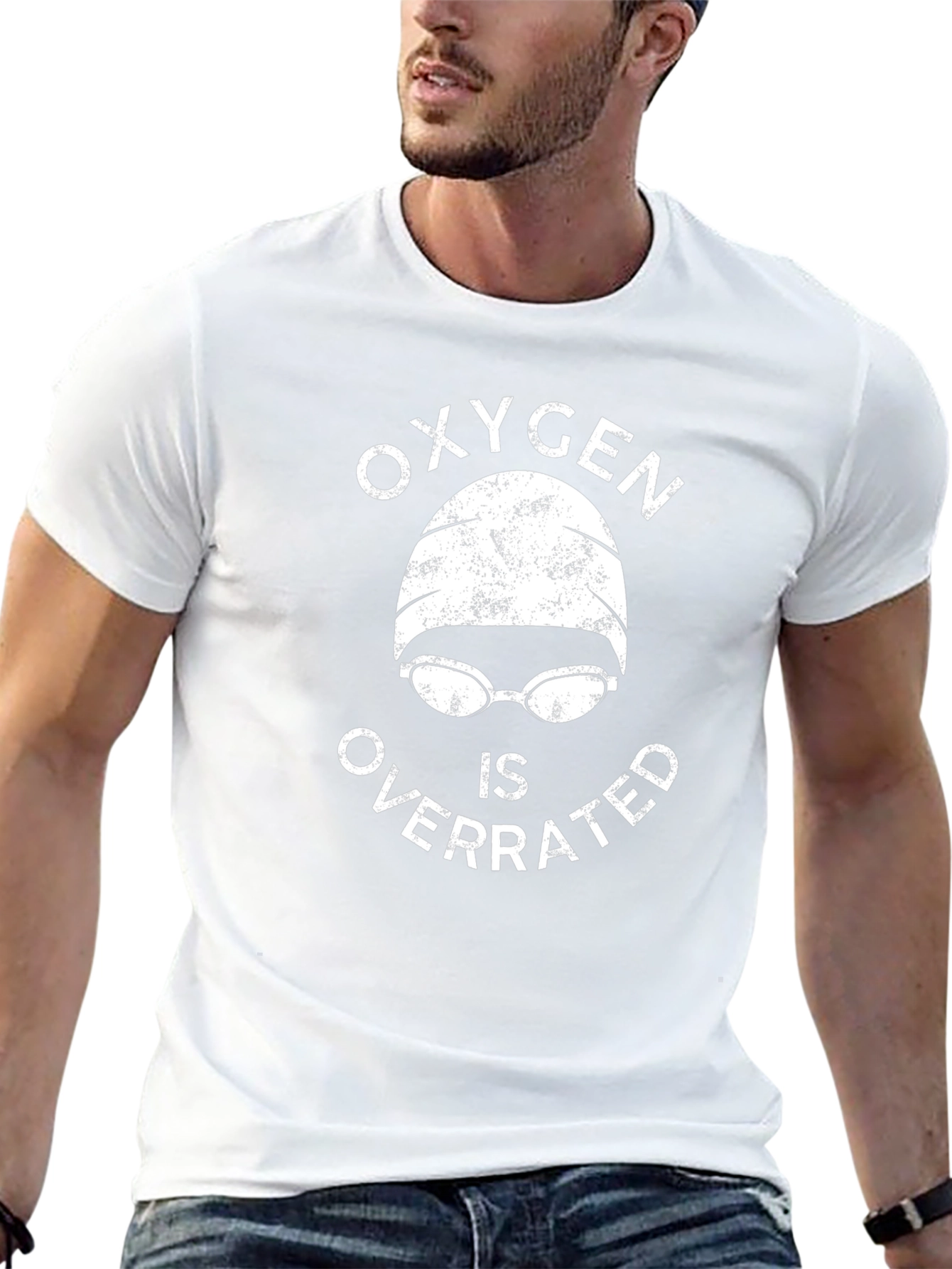 Oxygen Is Overrated Swimmer T-Shirt