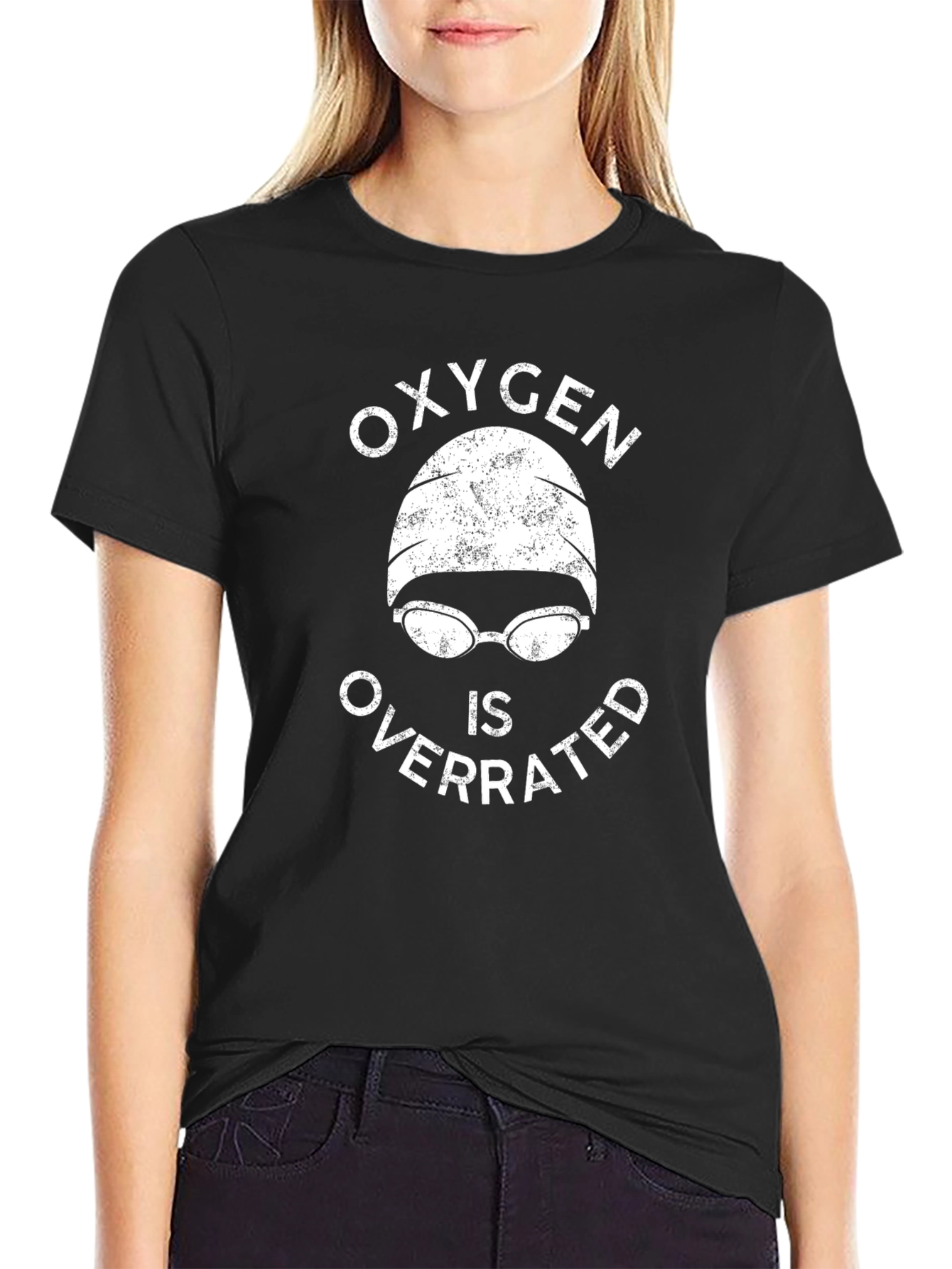 Oxygen Is Overrated Swimmer T-Shirt