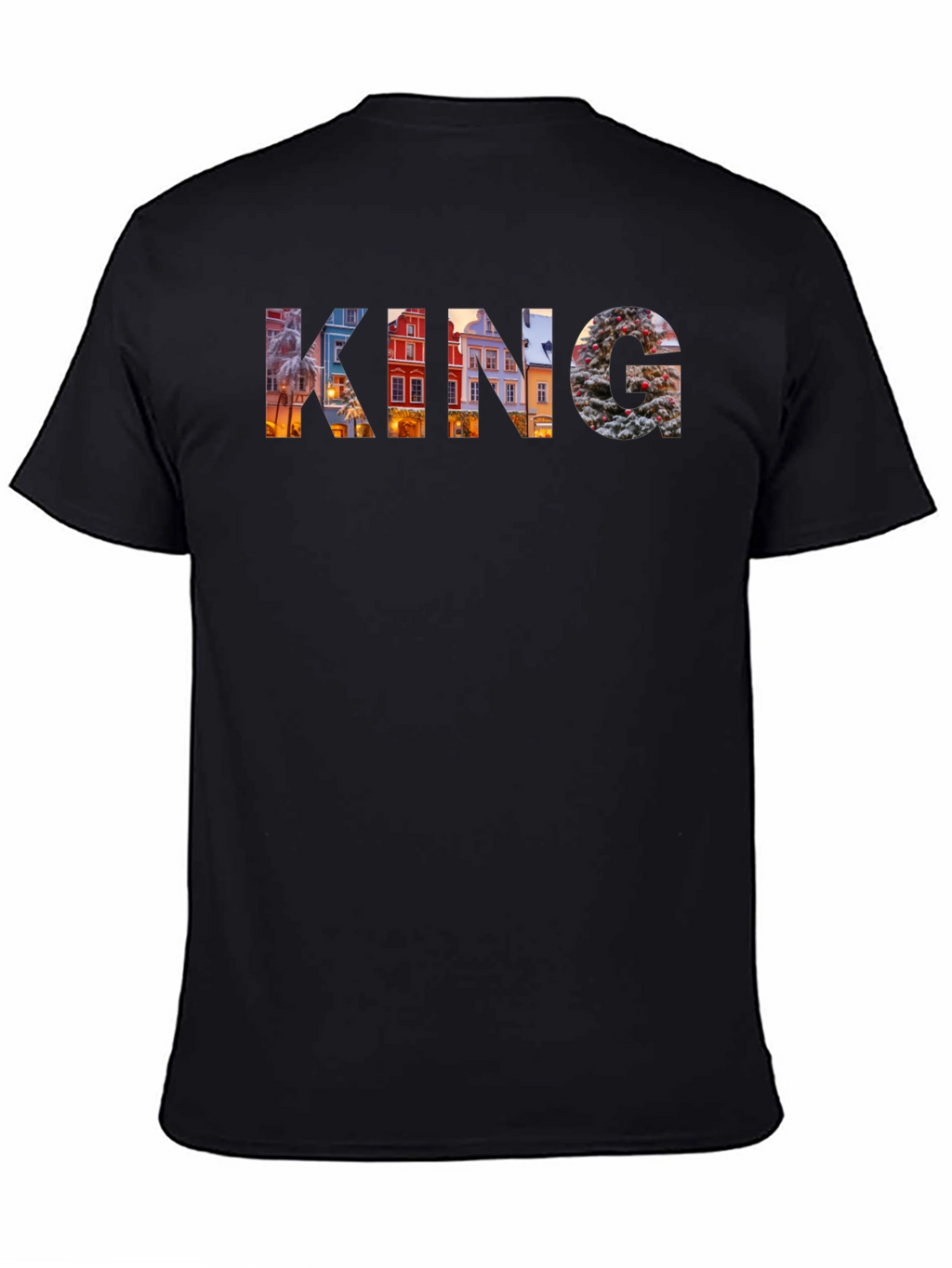 King Graphic Print Mens T-Shirt