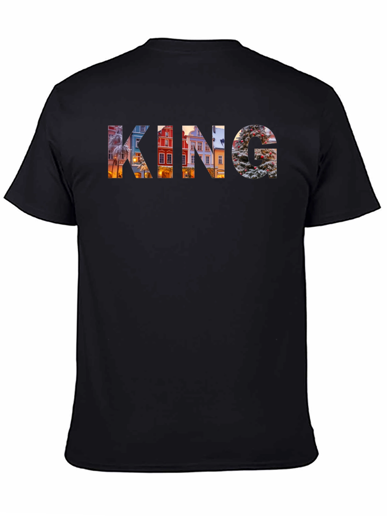 King Graphic Print Mens T-Shirt
