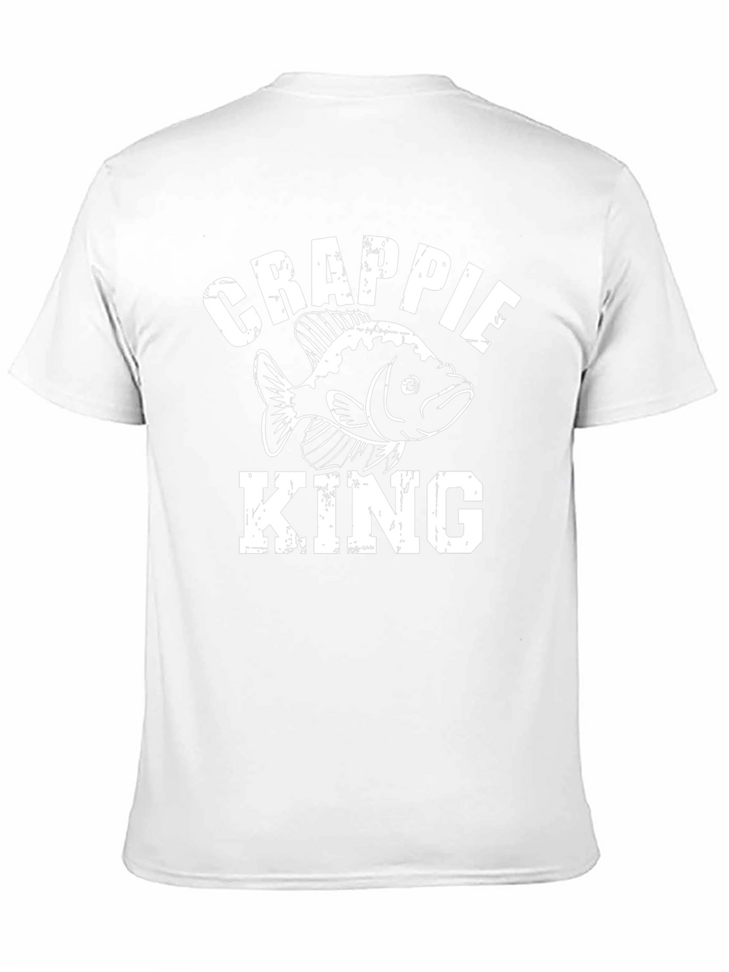 Crappie King Graphic T-Shirt - Black Cotton Tee