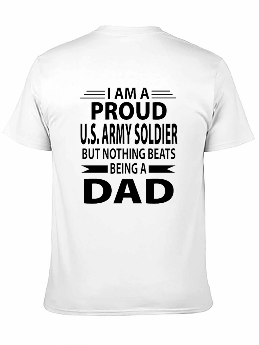 Proud Army Soldier Dad T-Shirt