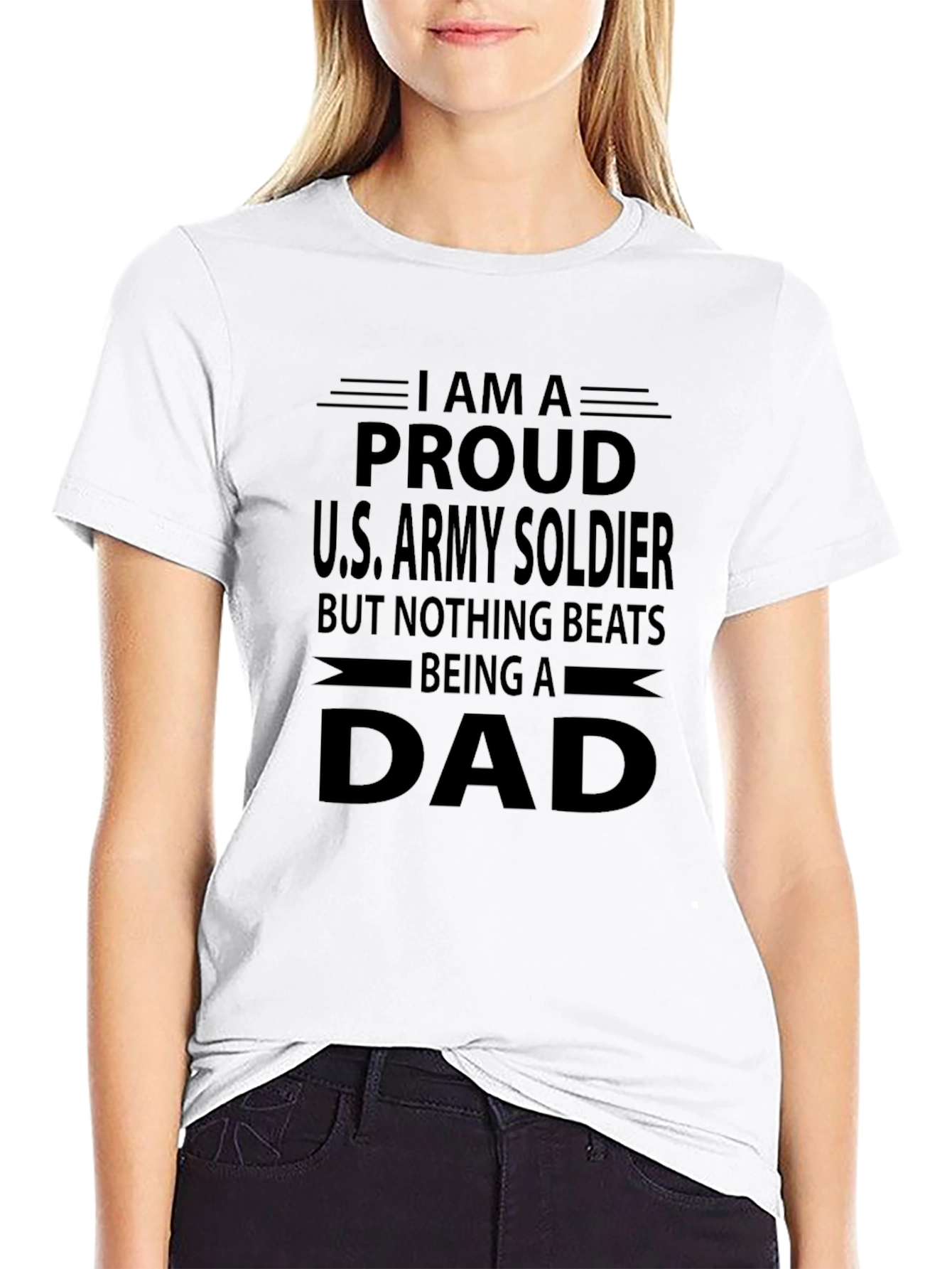 Proud Army Soldier Dad T-Shirt