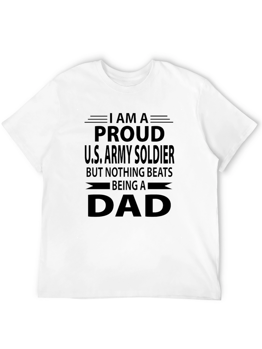 Proud Army Soldier Dad T-Shirt