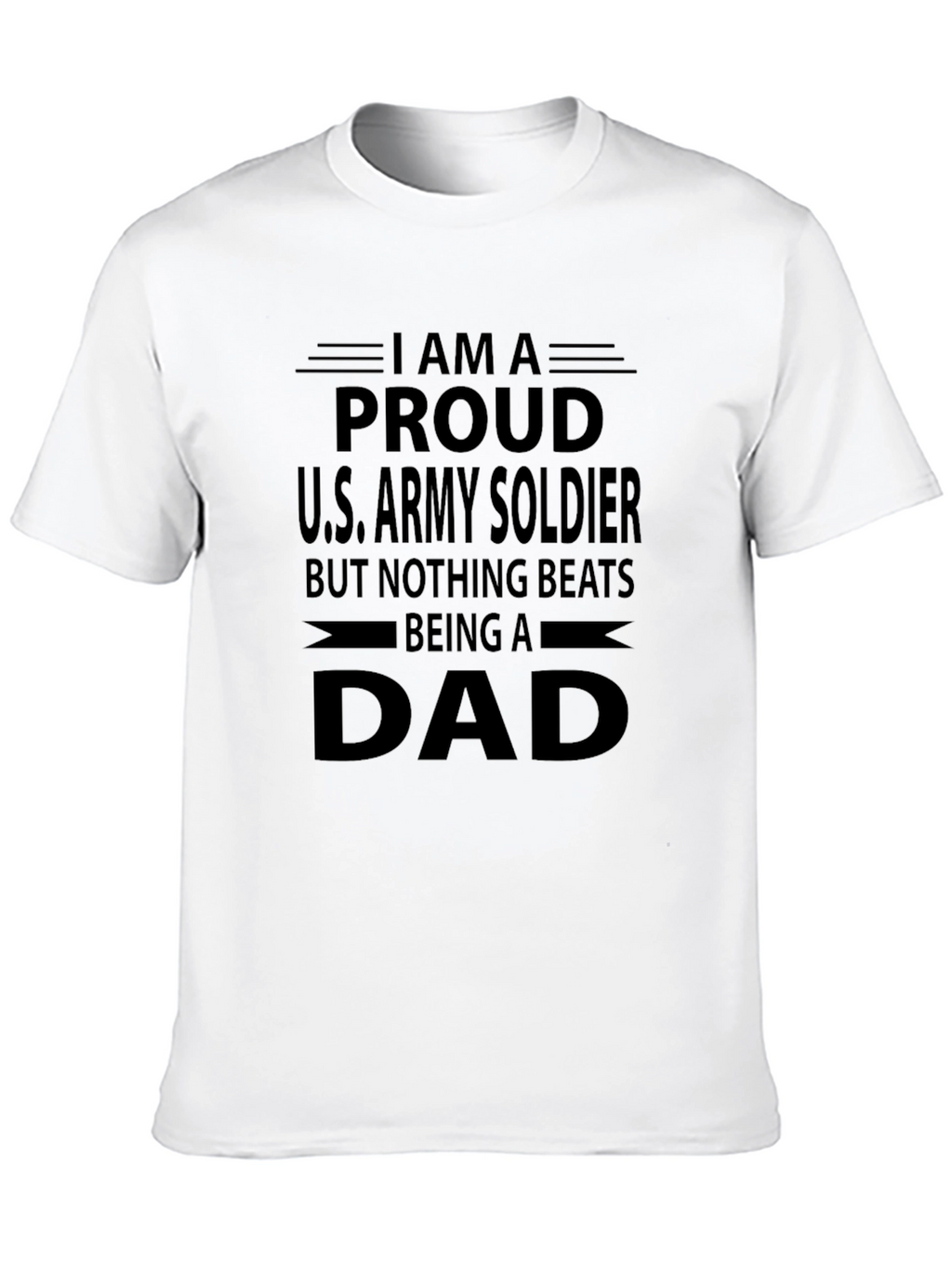 Proud Army Soldier Dad T-Shirt