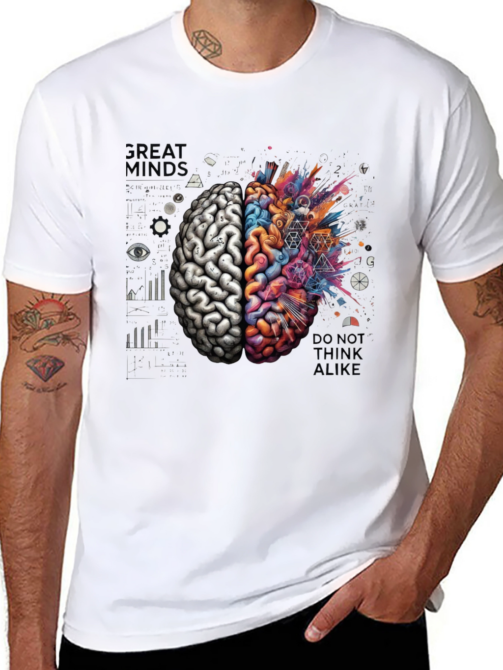 Brain Art T-Shirt - Creative Minds Apparel