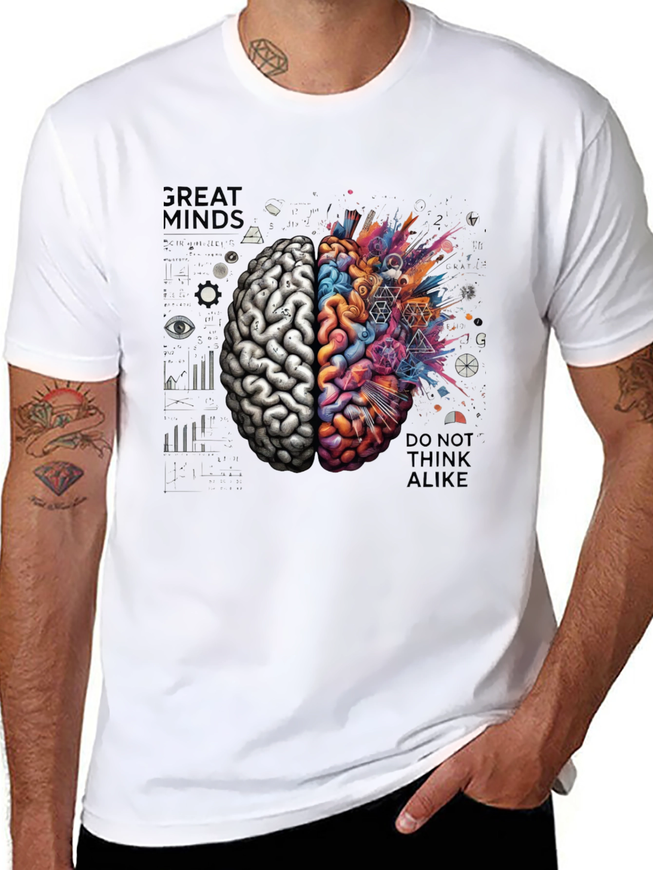 Brain Art T-Shirt - Creative Minds Apparel