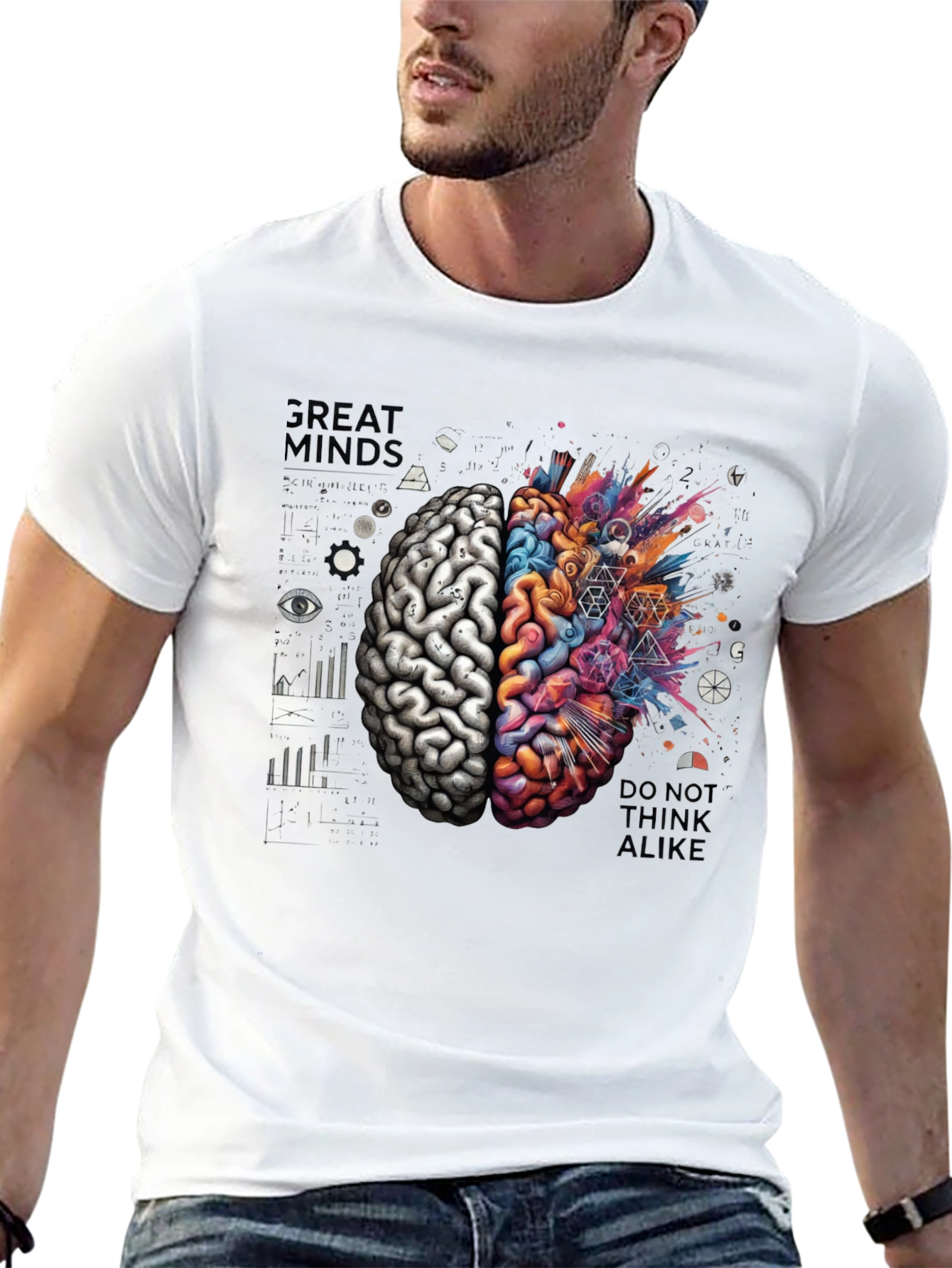 Brain Art T-Shirt - Creative Minds Apparel