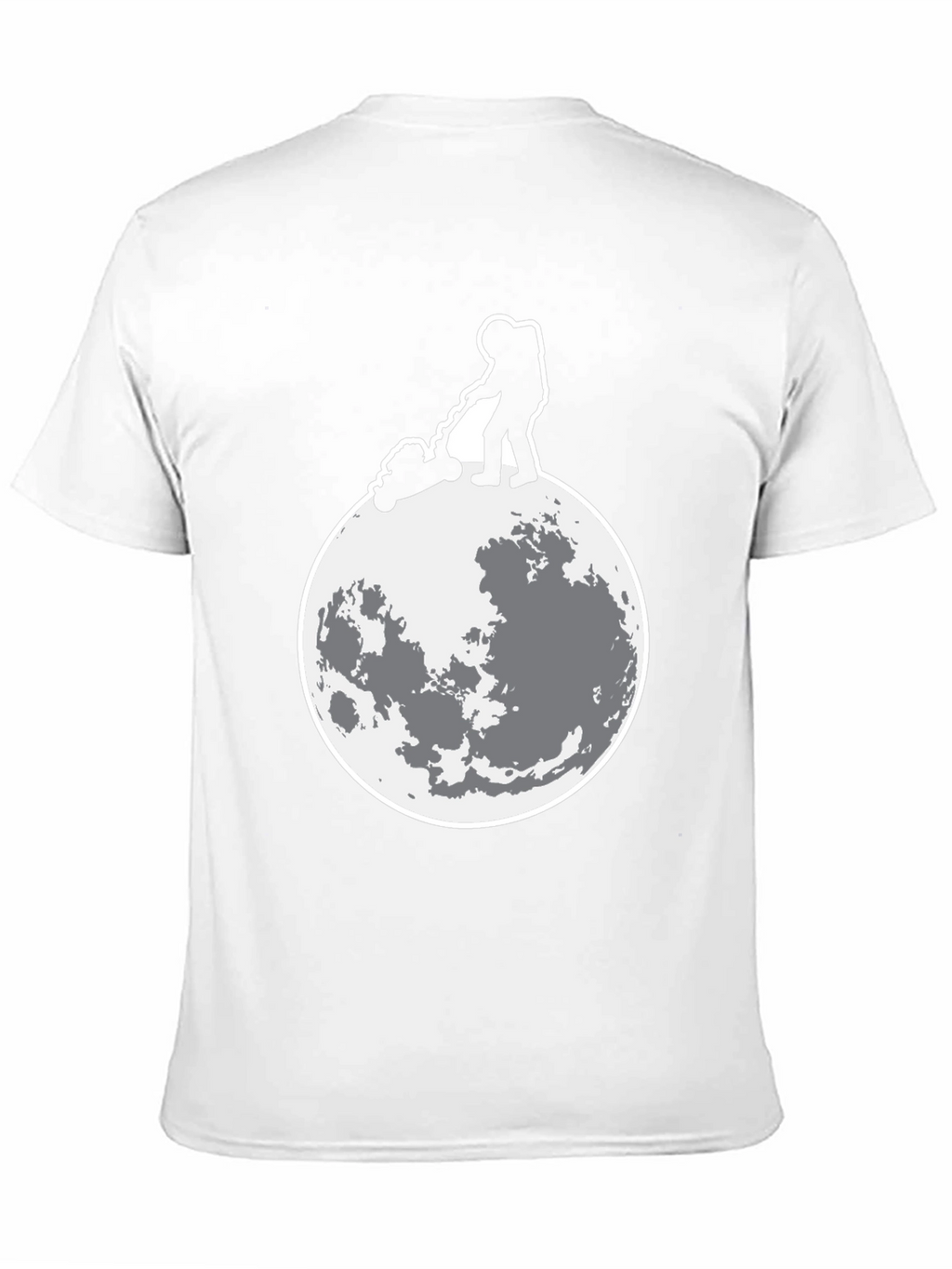 Astronaut Moon Mowing Graphic Tee