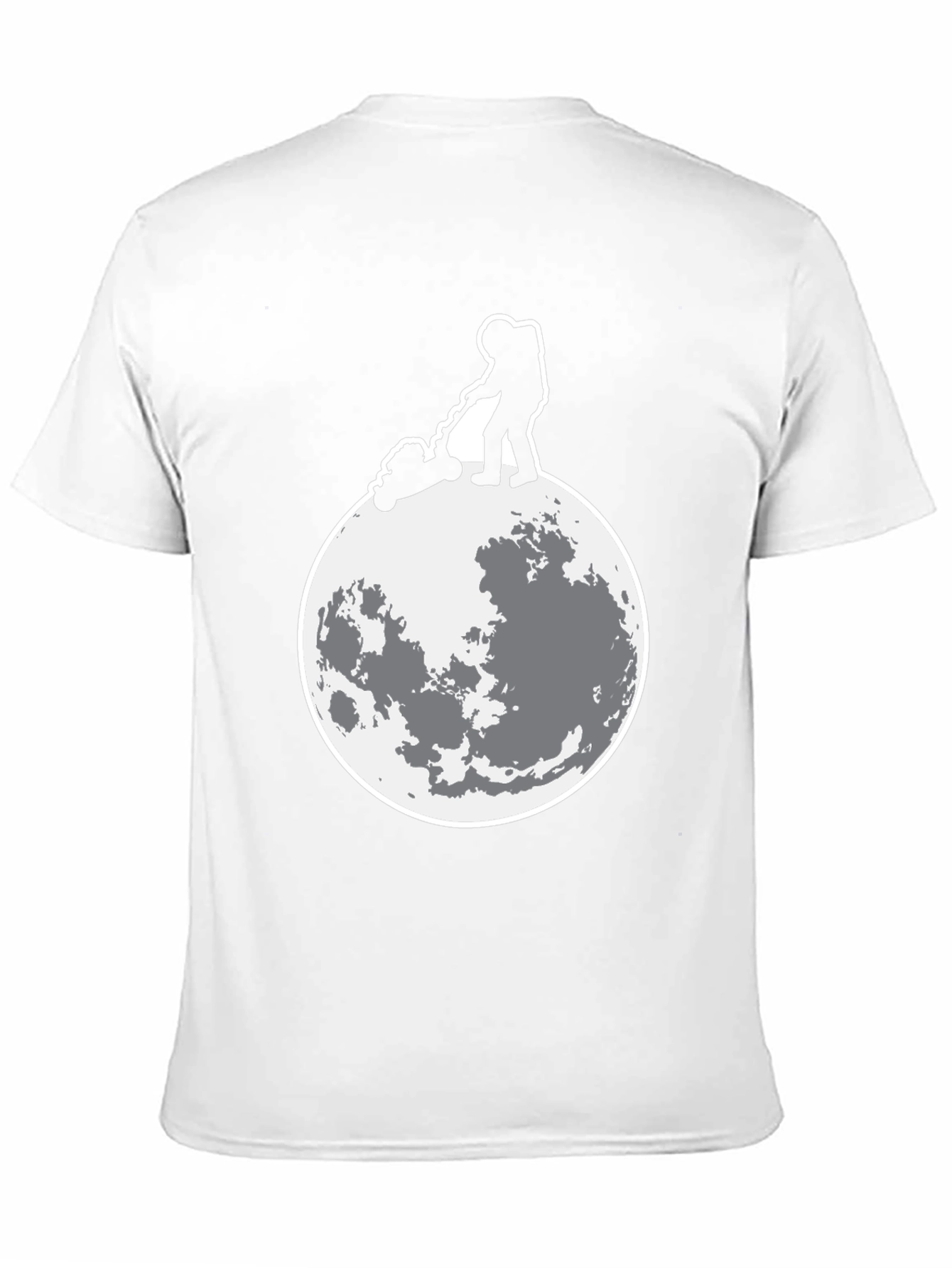 Astronaut Moon Mowing Graphic Tee