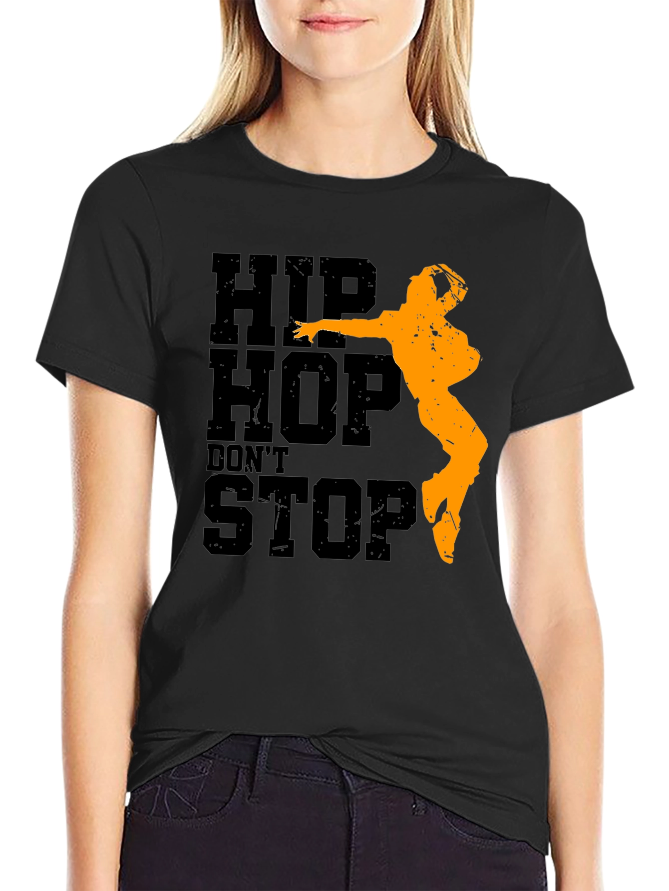 Hip Hop Dont Stop Graphic T-Shirt